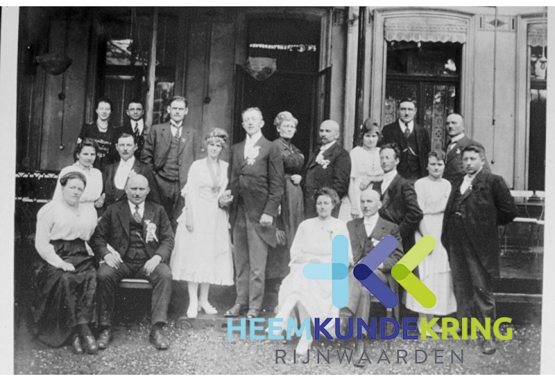 1921 Koning G.H.Janssen- Groesbeek en Koningin A.M.Derksen F00002793